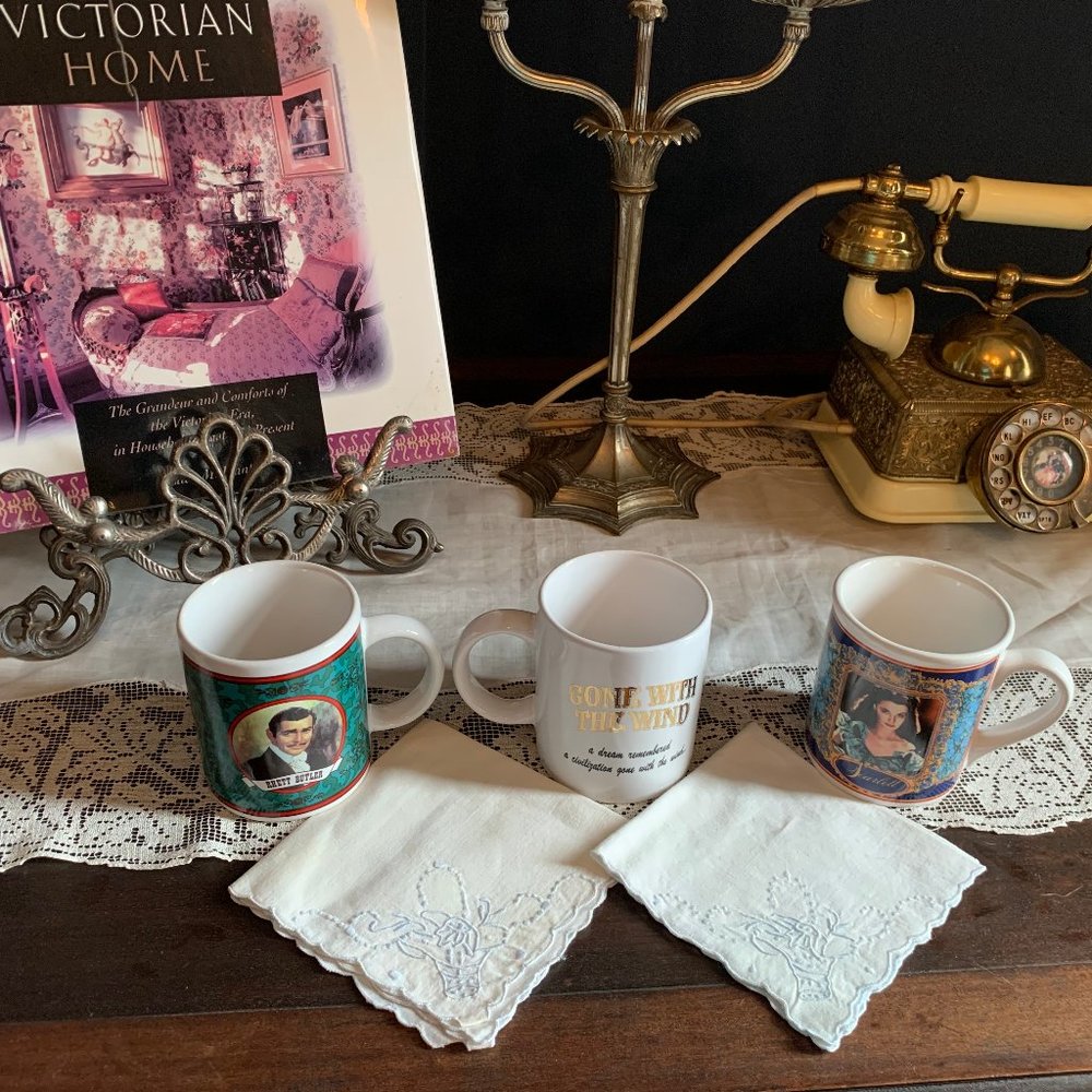 Gone with the Wind Collectors' Mugs (3) Never Used